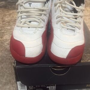 Jordan Kids Sneakers White Red